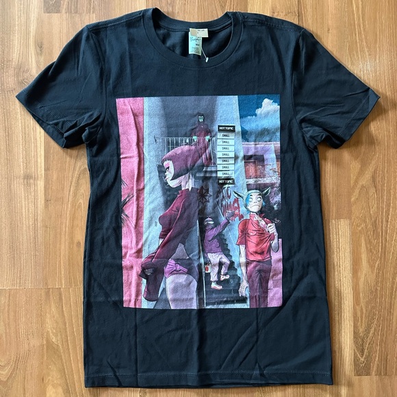 NWT Gorillaz The Static Channel T-Shirt Size Small 🆕 Hot Topic - Picture 3 of 7